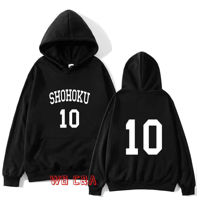 Mens Hooded Sweater New Japanese Anime Dunk Master Cross Border American Long Sleeve Sweatshirt